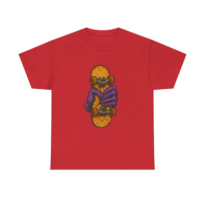 Skateboard Monster Tee, Fun Graphic T-Shirt for Skaters, Cool Unisex Cotton Shirt, Unique Gift for Birthdays, Streetwear Style Printify