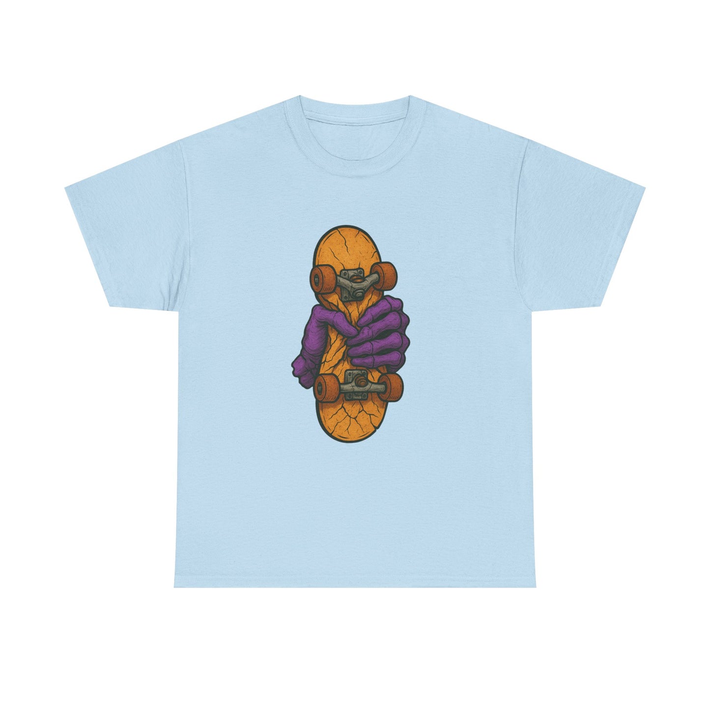 Skateboard Monster Tee, Fun Graphic T-Shirt for Skaters, Cool Unisex Cotton Shirt, Unique Gift for Birthdays, Streetwear Style Printify