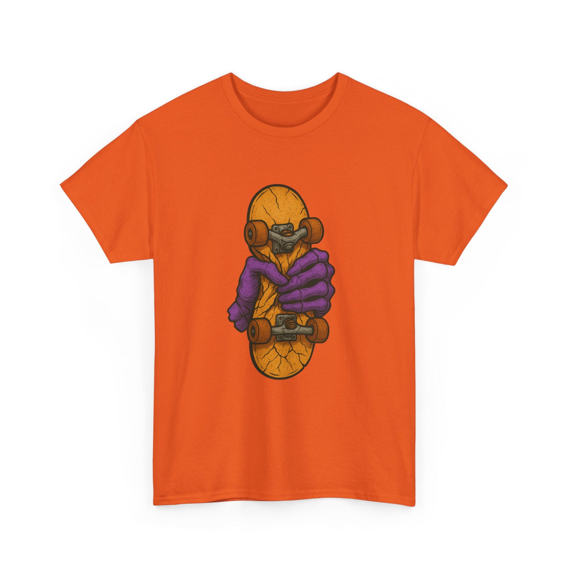Skateboard Monster Tee, Fun Graphic T-Shirt for Skaters, Cool Unisex Cotton Shirt, Unique Gift for Birthdays, Streetwear Style Printify
