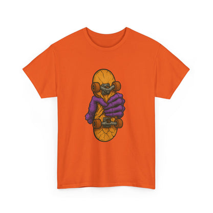 Skateboard Monster Tee, Fun Graphic T-Shirt for Skaters, Cool Unisex Cotton Shirt, Unique Gift for Birthdays, Streetwear Style Printify
