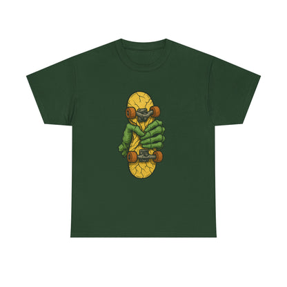 Skateboard Monster Tee, Fun Graphic T-Shirt for Skaters, Cool Unisex Cotton Shirt, Unique Gift for Birthdays, Streetwear Style Printify