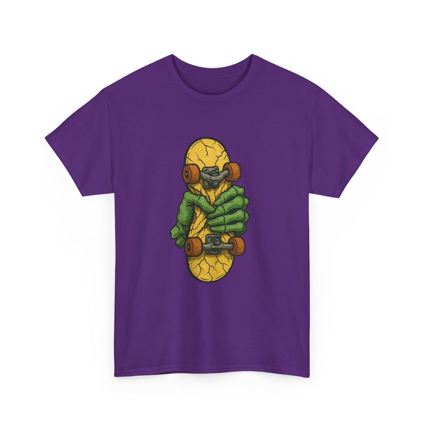 Skateboard Monster Tee, Fun Graphic T-Shirt for Skaters, Cool Unisex Cotton Shirt, Unique Gift for Birthdays, Streetwear Style Printify