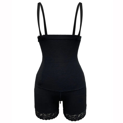 Black Women's One-Piece Belly and Hip Lift Shapewear