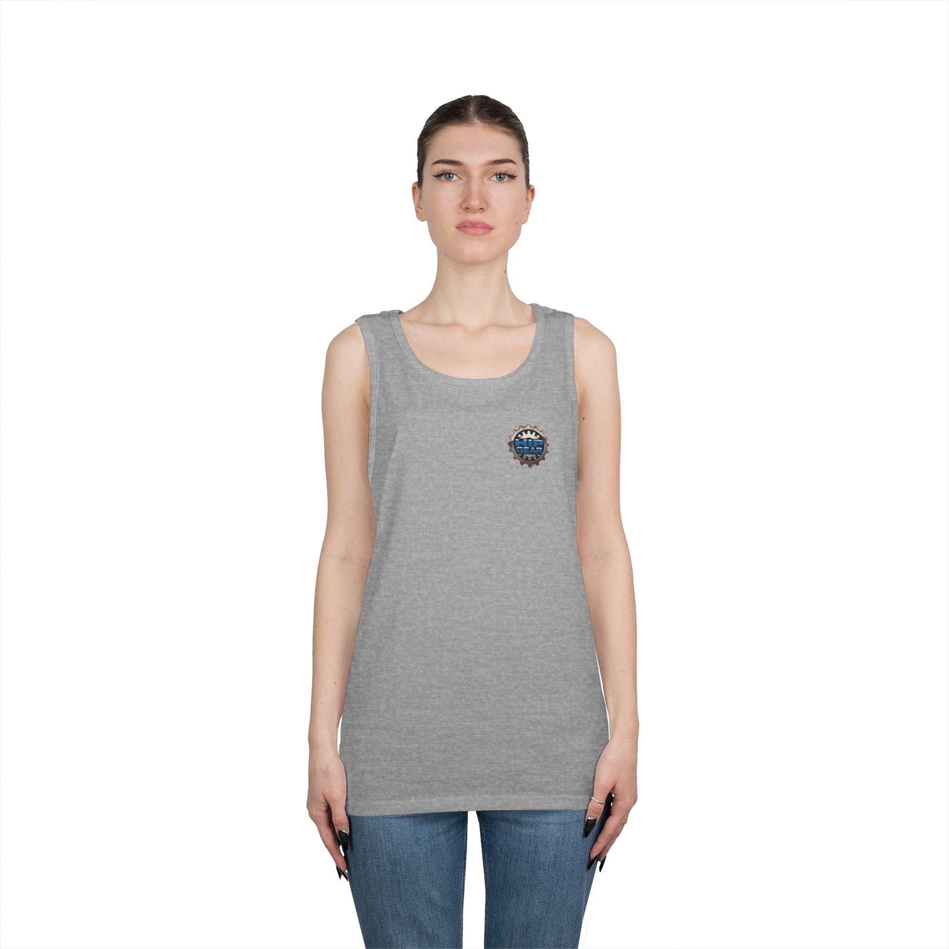 Skate Skull Tank Top – "No Brakes" Graphic Sleeveless Tee Printify