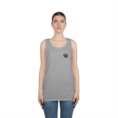 Skate Skull Tank Top – "No Brakes" Graphic Sleeveless Tee Printify