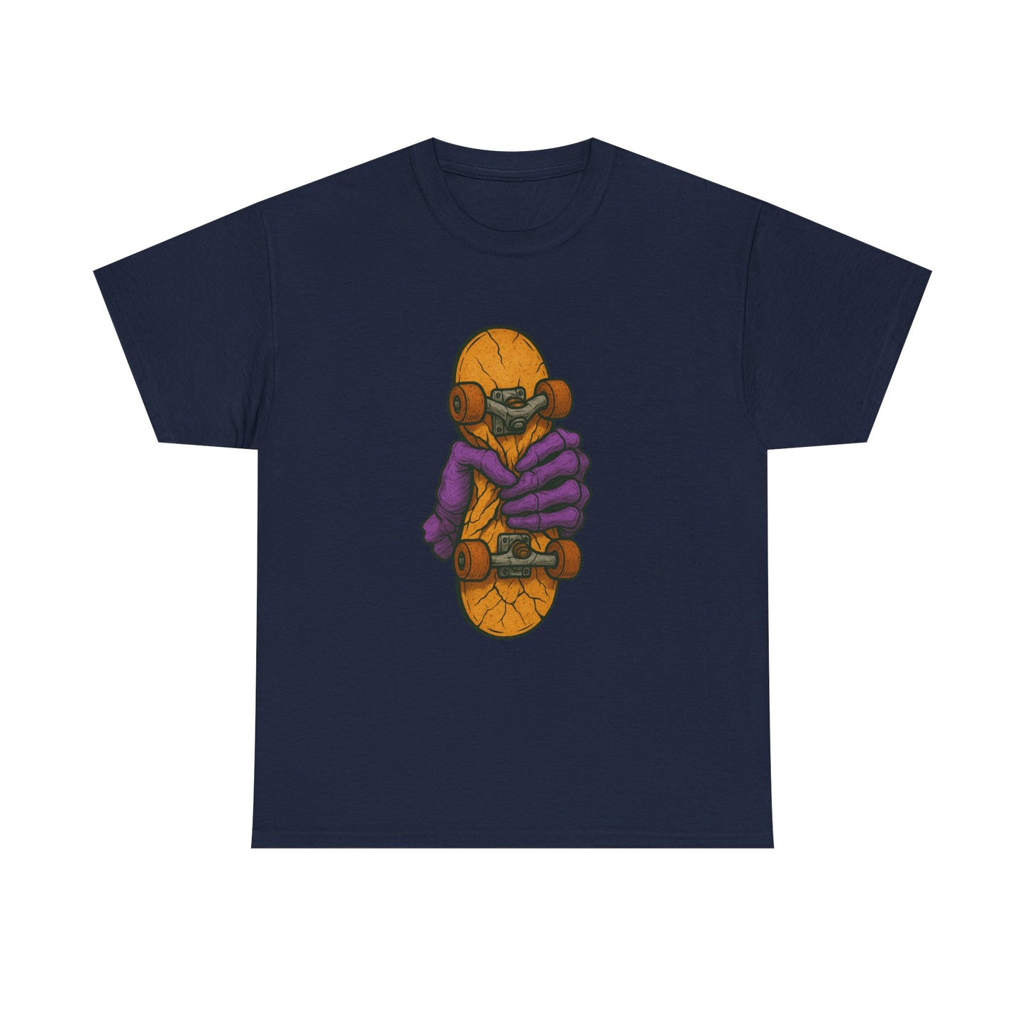 Skateboard Monster Tee, Fun Graphic T-Shirt for Skaters, Cool Unisex Cotton Shirt, Unique Gift for Birthdays, Streetwear Style Printify