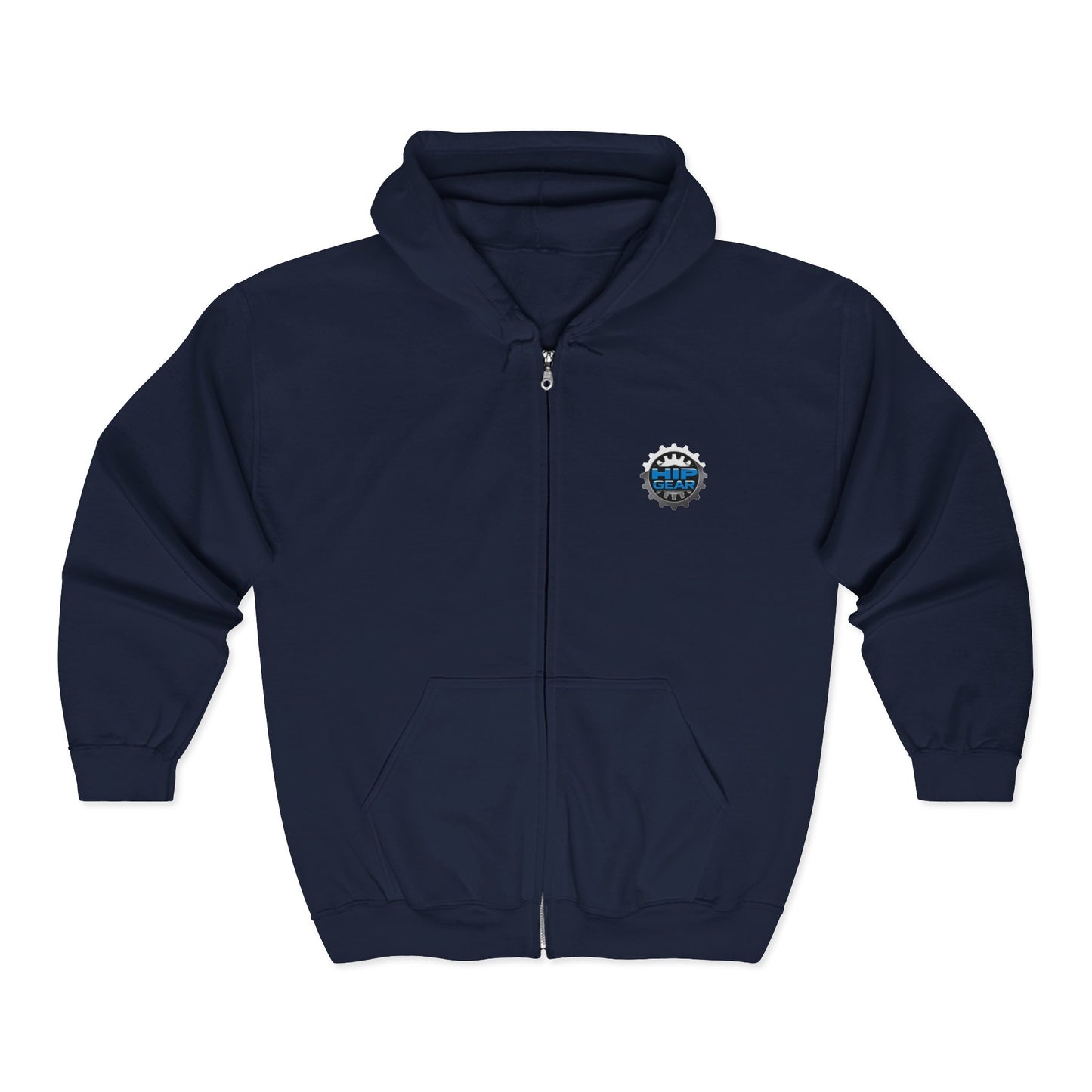Earned Not Given Zip Hoodie — Motivational Full-Zip Hooded Sweatshirt Printify