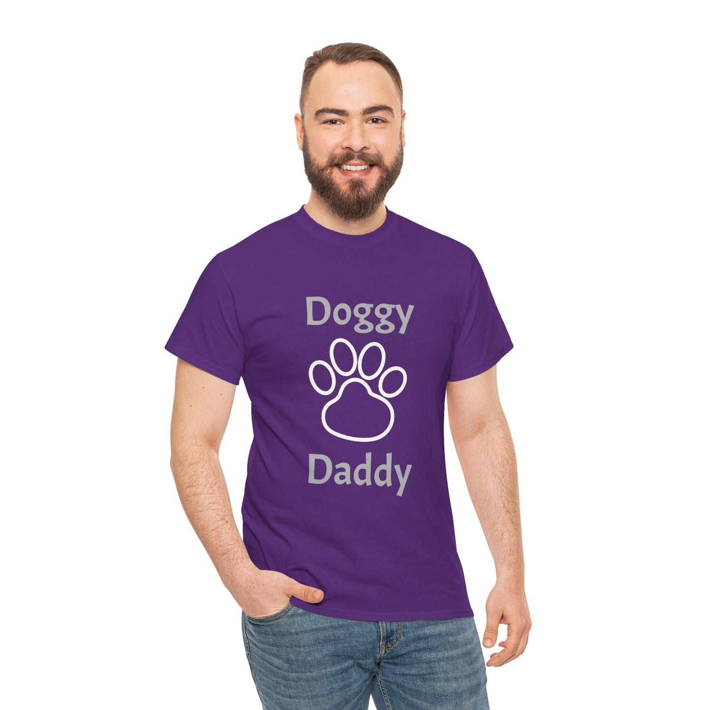 Doggy Daddy Unisex Heavy Cotton Tee Printify
