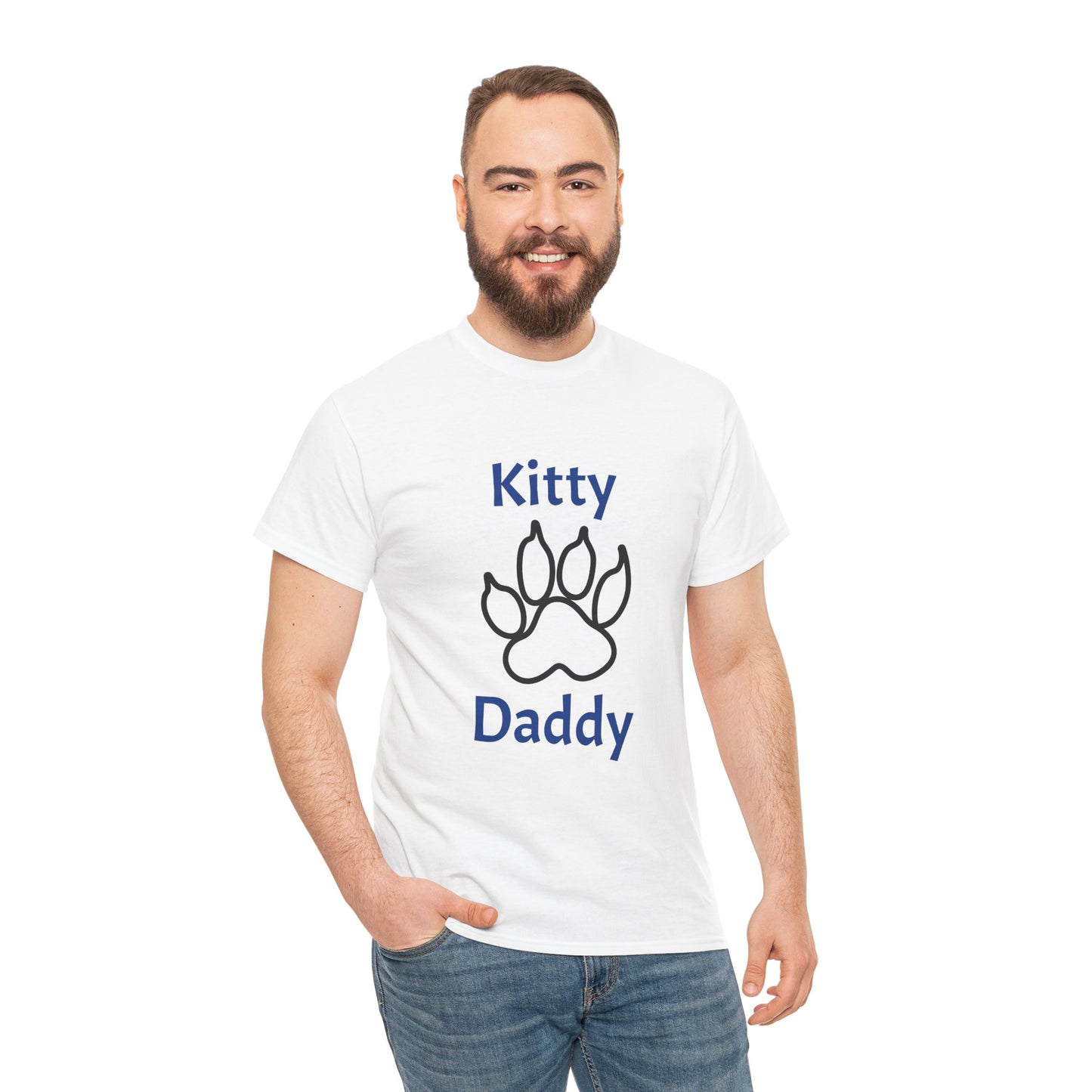 Kitty Daddy Unisex Heavy Cotton Tee Printify