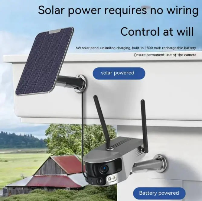 Mobile Phone Remote Solar Security Camera Hip Gear Store