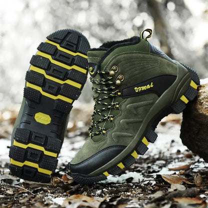 Men's Waterproof Hiking Shoes with Warm Lining