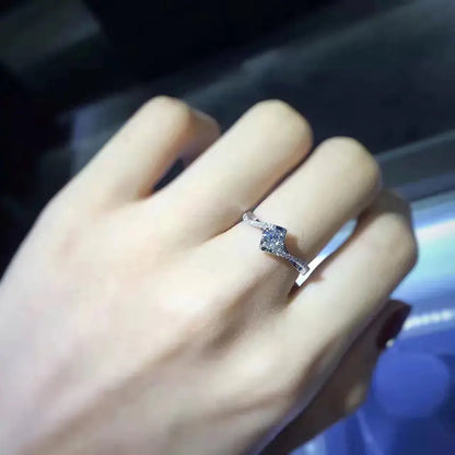 18K Gold Diamond Custom Ring for Women, Angel Kiss Hip Gear Store